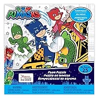 PJ Masks Foam Jigsaw Puzzle, Large Floor Puzzle, 25 Piece Puzzle for Kids 3 and Up, PJ Masks Toys