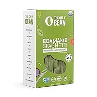 Organic Edamame Spaghetti Pasta - High Protein, Keto Friendly, Gluten-Free, Vegan, Non-GMO, Kosher, Low Carb, Plant-Based Bean Noodles - 8 oz (1 Pack)