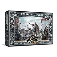 CMON A Song of Ice and Fire Tabletop Miniatures Game Karstark Loyalists Unit Box - Devoted Warriors of House Karstark! Strategy Game for Adults, Ages 14+, 2+ Players, 45-60 Minute Playtime, Made