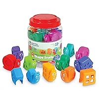Snap-n-Learn Shape Snails - 20 Pieces, Age 18+ Months Toddler Learning Activities, Educational Toys, Set Color, Teaching Toys, Medium