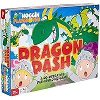 Dragon Dash - No Reading Required, Co-Operative Path Building Kids Board Game, Builds Children's Social & Developmental Skills, Outset Media, for Ages 5+, 2-6 Players