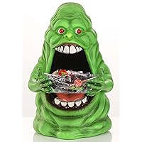 Fun Costumes Ghostbusters Slimer Candy Bowl & Holder Decoration | Ghostbuster Halloween Party Supplies Candy Dish Container