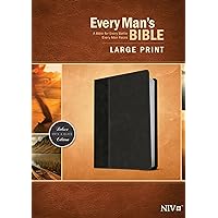 Every Man's Bible NIV, Large Print, TuTone (LeatherLike, Onyx/Black) – Study Bible for Men with Study Notes, Book Introductions, and 44 Charts Every Man's Bible NIV, Large Print, TuTone (LeatherLike, Onyx/Black) – Study Bible for Men with Study Notes, Book Introductions, and 44 Charts Imitation Leather