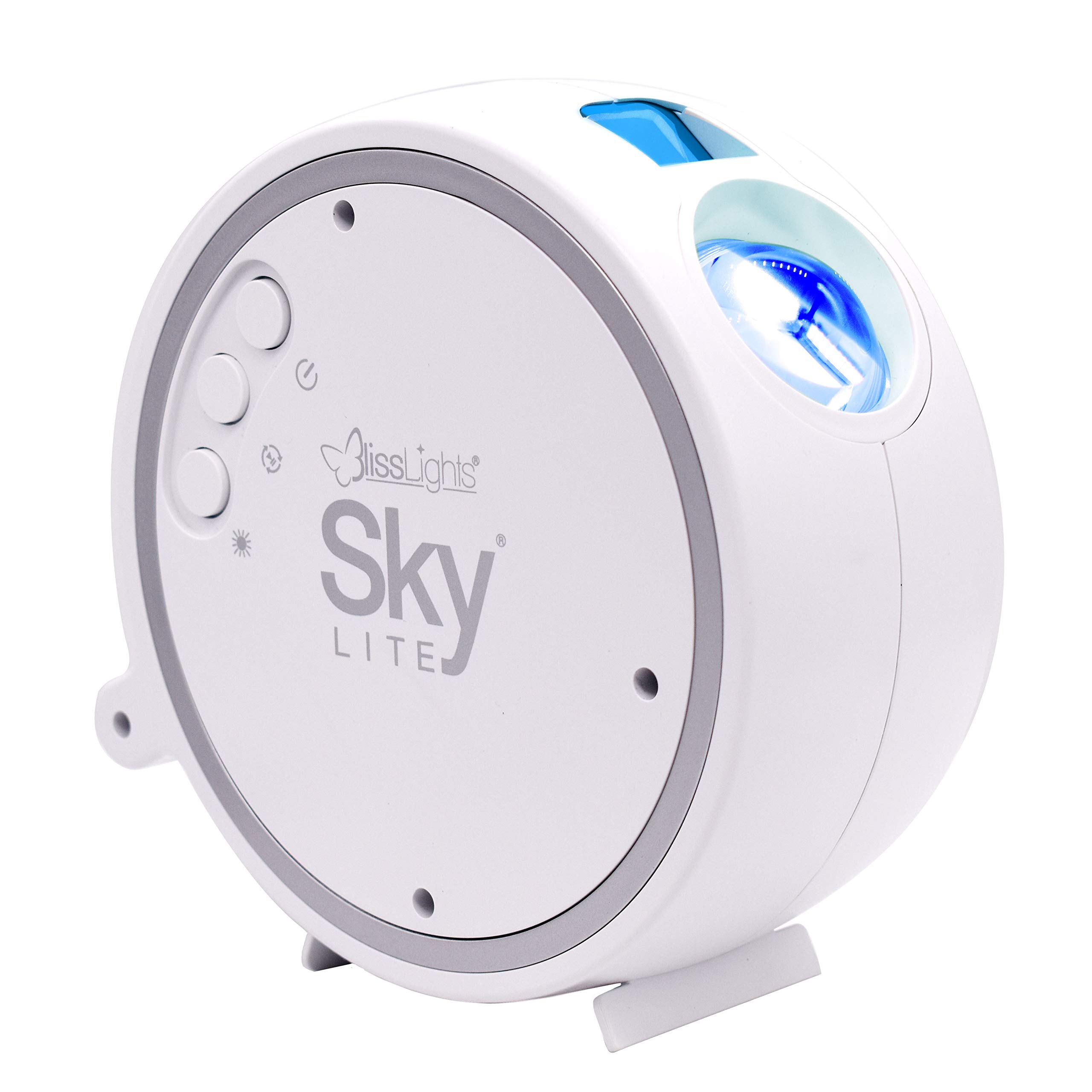 BlissLights Sky Lite - LED Laser Star Projector, Galaxy Light, Nebula Lamp (Blue Stars, Blue Cloud)
