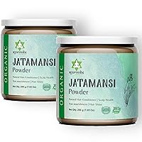 Jatamansi Root Powder Natural Nardostachys Jatamansi for Hair Growth Spikenard Natural Rhizome 7.05 Ounce / 200 gms (Pack 2)