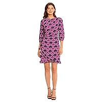 Maggy London Women's Ruffle Hem Detail Dress Party Event Date Night Out Guest of