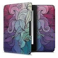 kwmobile Case Compatible with Amazon Kindle Paperwhite Case - eReader Cover - Multicolor Dark Pink/Blue/Green
