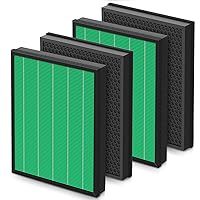 400/400S Replacement Filter for Coway AIRMEGA Max2 400 400S 400(G) 400S(G) Air Purifier, Max2 Green True HEPA and Active Carbon Filter Set, AP-2015-FP, 2 Set