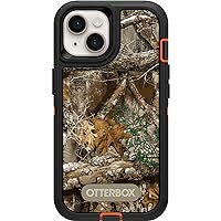 OtterBox Defender Series Screenless Edition Case for iPhone 14 & iPhone 13 (Only) - Case Only - Microbial Defense Protection - Non-Retail Packaging - Realtree Blaze Edge (Camo)