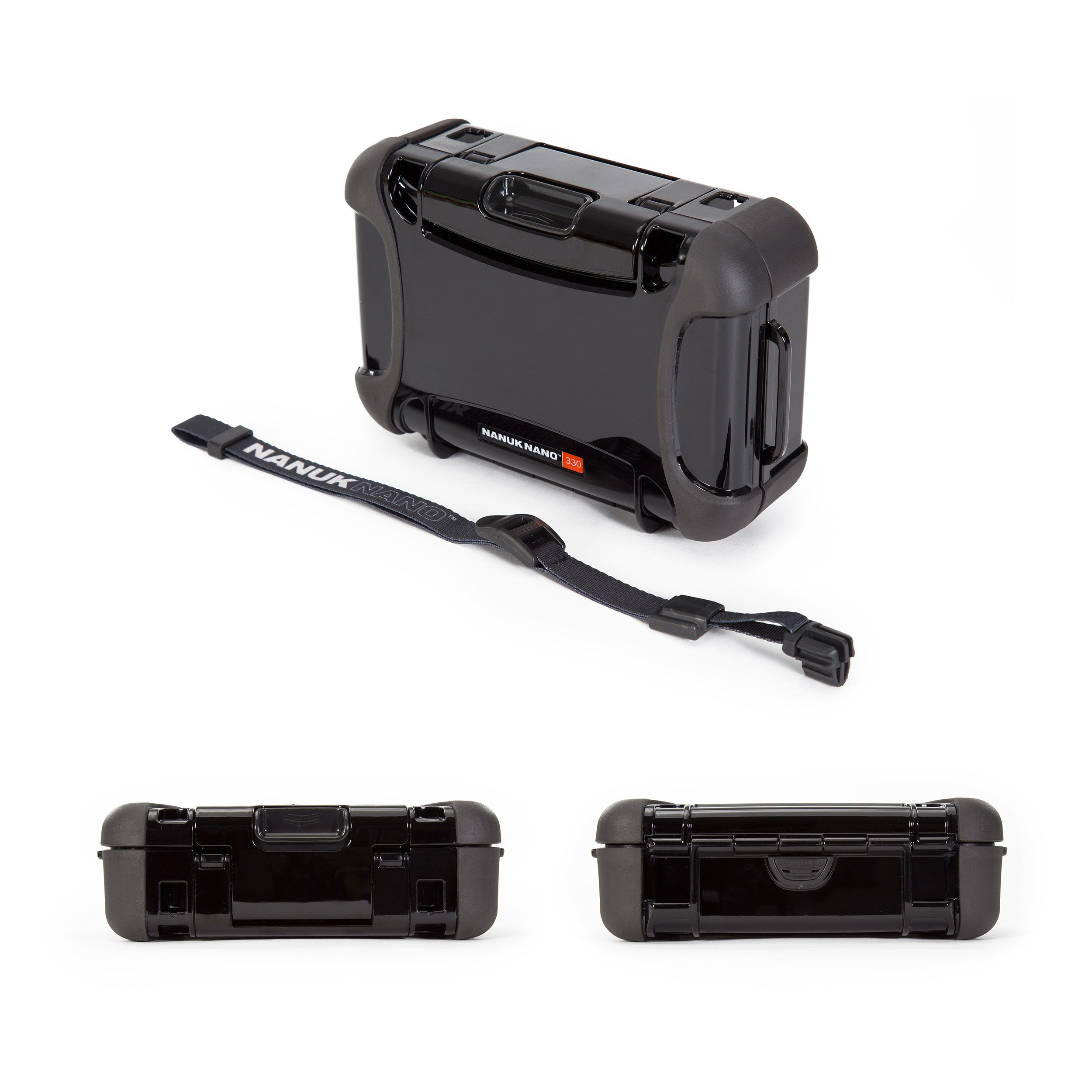 Nanuk 330-0001 Nano Series Waterproof Large Hard Case for Phones, Cameras and Electronics (Black)