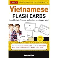 Vietnamese Flash Cards Kit: The Complete Language Learning Kit (200 Hole Punched Cards, Online Audio Recordings, 32-page Study Guide) Vietnamese Flash Cards Kit: The Complete Language Learning Kit (200 Hole Punched Cards, Online Audio Recordings, 32-page Study Guide) Cards Kindle