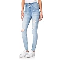 WallFlower Women's Sassy Skinny High-Rise Insta Soft Juniors Jeans (Standard and Plus)
