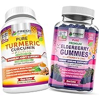 Turmeric Curcumin and Elderberry Gummies - Bundle