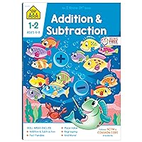 School Zone Addition and Subtraction Workbook: 1st Grade Math, Place Value, Regrouping, Fact Tables, and More (School Zone I Know It!® Workbook Series) School Zone Addition and Subtraction Workbook: 1st Grade Math, Place Value, Regrouping, Fact Tables, and More (School Zone I Know It!® Workbook Series) Paperback