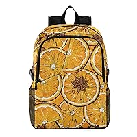ALAZA Yellow Lemon in Vintage Style Hiking Backpack Packable Lightweight Waterproof Dayback Foldable Shoulder Bag for Men Women Travel Camping Sports Outdoor