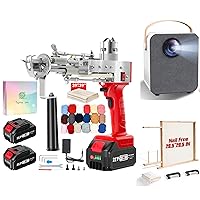 BESGEER Cordless Tufting Gun, Frame and Projector Completed Kit for Starter