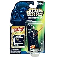 Star Wars POTF2 Power of The Force Freeze Frame Darth Vader w/Removable Helmet and Lightsaber