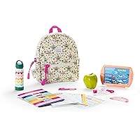 American Girl Truly Me 18-inch Doll Star Student Backpack Playset with Doll Tablet & Reversible Screens, For Ages 6+