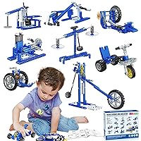 Mechanical Building Toys for Boys, 50 STEM Projects for Kids Ages 8-12 with 325 PCS Building Blocks, STEM Toys for Creative Kids Game, Science/STEM Activity Kit, Birthday Xmas Gifts for Kids 6+