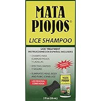 Licefreee Spray! and MATA Piojos Shampoo - Head Lice Treatment Includes Metal Nit Comb and 2 FL Oz Anti-Lice Shampoo