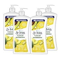 Hydrating Hand & Body Lotion Moisturizer for Dry Skin Vitamin E & Avocado Made with 100% Natural Moisturizers 21 oz (pack of 4)