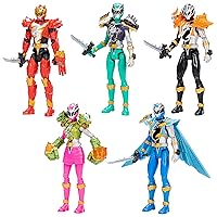 Power Rangers Dino Fury Team Up Pack, 6-Inch Action Figures, Toys for 4 Year Old Boys and Girls, Action Figure Set, Superhero Toys (Amazon Exclusive)