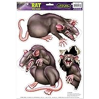 Rats Peel 'N Place Party Accessory (1 count) (3/Sh)