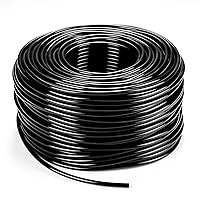 200ft 1/4 inch Drip Irrigation Tubing Blank Distribution Tubing Drip Irrigation Hose Garden Watering Tube Line for Garden Irrigation System