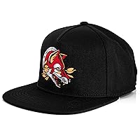 Blackskies All We Have is Now Snapback Cap | Men Ladies Visor Premium Baseball Fox Cap Basecap Tattoo Neo Traditional - Black