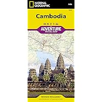 Cambodia Map (National Geographic Adventure Map, 3024)