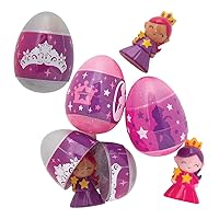 Fun Express Princess Pre Filled Easter Eggs - Set of 12 - Easter Hunt Party Supplies