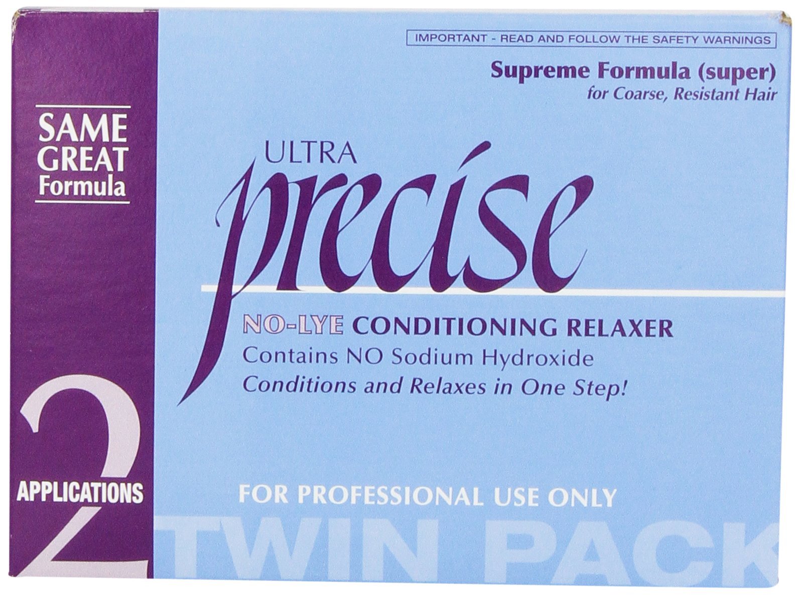 SoftSheen Carson Precise NoLye Supreme Relaxer Twin Pack, 1 Count