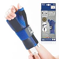 Neo-G Wrist and Thumb Brace, Stabilized - Spica Support For Carpal Tunnel Syndrome, Arthritis, Tendonitis, Joint Pain - Adjustable Compression - Class 1 Medical Device - Right