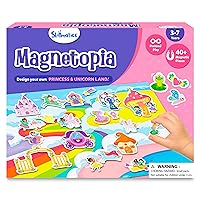 Skillmatics Creative Toy Magnetopia - Princess & Unicorn Land, Interactive Pretend Play Set for Kids, Toddlers, 40+ Magnetic Pieces, Preschool Learning Game, Gifts for Girls & Boys Ages 3, 4, 5, 6, 7