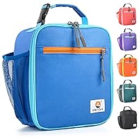 Lunch Box Kids,Premium Insulated Lunch Bag for Girls Boys,Soft Bag Mini Cooler Back to School Thermal Reusable Lunch Bag for Work School Picnic (Blue)
