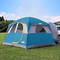 SUV Tent for Camping, 6-Person Car Camping Tent, SUV Tailgate Tent for Outdoor, Easy Set Up Tent with Rainfly 10'x9'x78in(H)