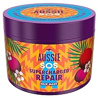 Aussie Hair Mask for Dry Damaged Hair, Jojoba Oil, Hair Repair Treatment, 450ml, For Hair In Urgent Need Of Rescue, Vegan