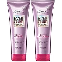 EverPure Moisture Sulfate Free Shampoo and Conditioner with Rosemary Botanical, for Dry Hair, Color Treated Hair, 1 kit