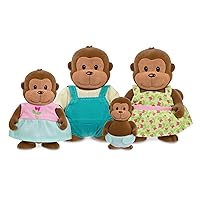Li’l Woodzeez – Toy Figurine – Animal Characters – Figurine Set – Monkey Family – 3 Years + – The O'Funnigan Monkeys