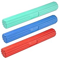 ProsourceFit Flex and Twist Bars Sets and Singles, Resistance Bars for Occupational Therapy, Tennis Elbow Treatment, and Wrist Strengthening, 12-in Long Compact Rubber Therapy Tool