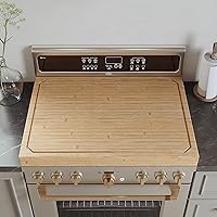 Bamboo Stove Top Covers with Built-in Handles, Multifunctional Stove Top Cover Board for Gas Stove and Electric - 30