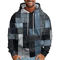 Men's Hooded Sweatshirt Loose Printed Sweatshirt Casual Fashion Sports Gym Hoodies For Men, M-6XL