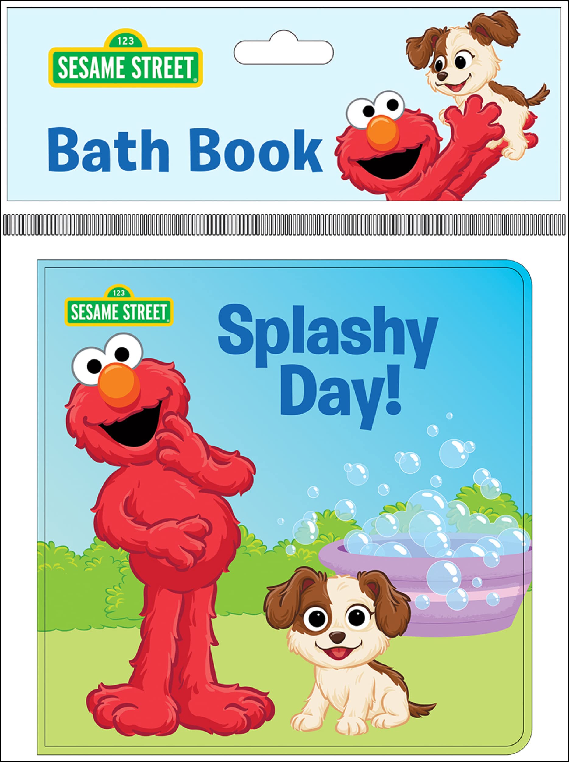 Sesame Street – Splashy Day! Waterproof Bath Book / Bath Toy - PI Kids