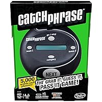 Hasbro Gaming Catch Phrase Game, Handheld Electronic Games, Easter Basket Stuffers or Gifts for Teens, Ages 12+