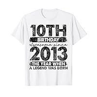 Vintage 2013 10 Year Old Gifts Limited Edition 10th Birthday T-Shirt