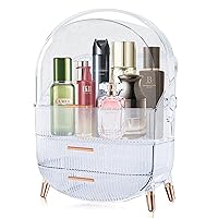 Makeup organizer for vanity Skincare Organizer for Bathroom Countertop Vanity, Skin care product jewelry storage box.(CRYSTAL)