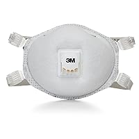 3M Particulate Respirator 8214, N95, with Faceseal and Nuisance Level Organic Vapor Relief