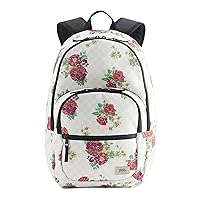 Vans Motivee 3-B Large Laptop Backpack (White)