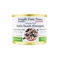 Straight from France French Lucorum Canned Escargots Snails (2 Dozen)