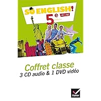 So English! - Anglais 5e Éd. 2017 - Coffret CD / DVD classe So English! - Anglais 5e Éd. 2017 - Coffret CD / DVD classe Audio CD